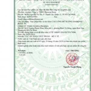 Cao lỏng bổ xương Diamond Bone 180ml