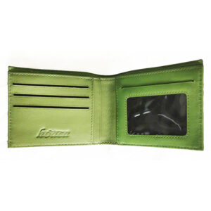 Bóp Da Cá Sấu Hoa Cà Da Đuôi Màu Xanh Lá 1141