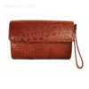 Ví Nữ Da Cá Sấu Hoa Cà Cầm Tay Nâu Đỏ 1198